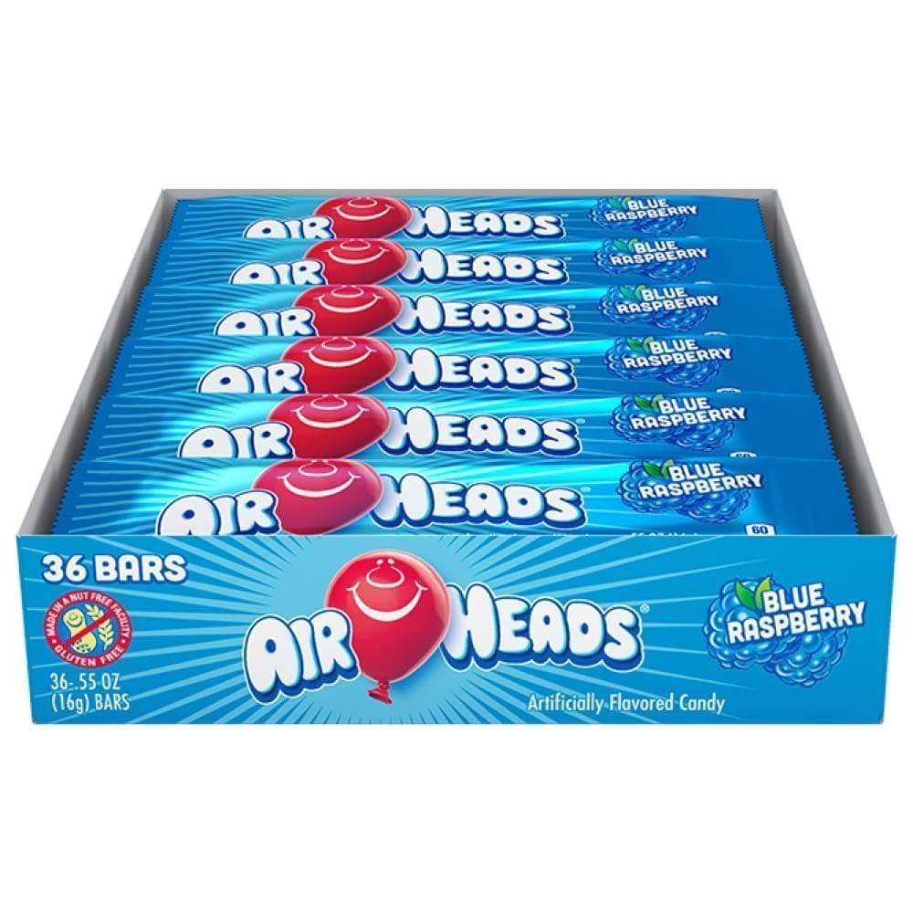 Airheads Blue Raspberry 36 Ct. 0.55 Oz. Bars