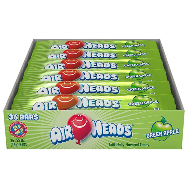 Airheads Green Apple 36 Ct. 0.55 Oz. Bars