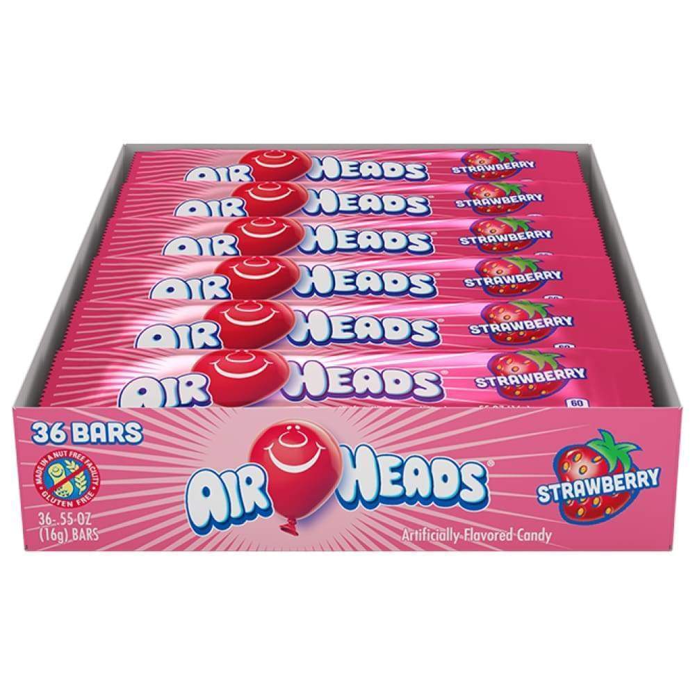 Airheads Strawberry 36Ct 0.55 Oz. Bars