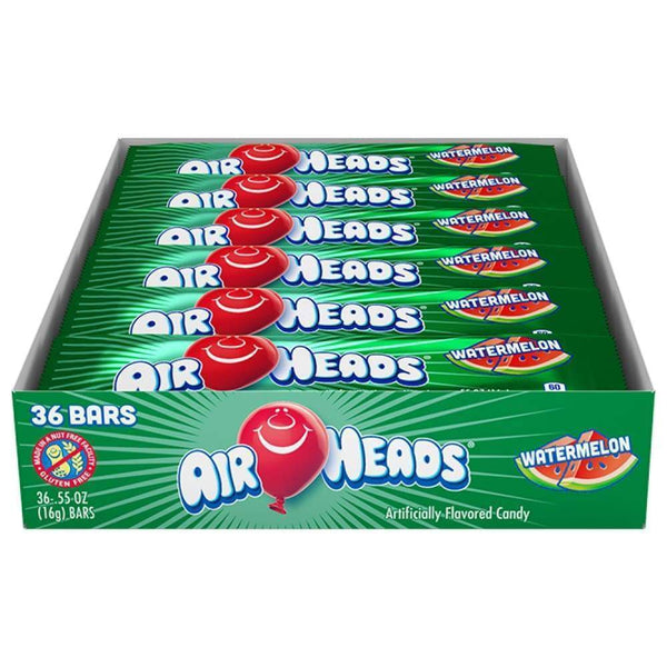 Airheads Watermelon 36Ct 0.55 Oz. Bars