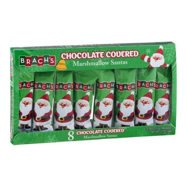 Brachs Chocolate Mallo Santa 3.1 Oz.