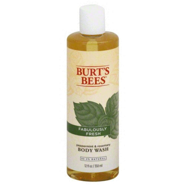 Burts Bees Body Wash Fabulously Fresh Peppermint And Rosemary 12Oz.