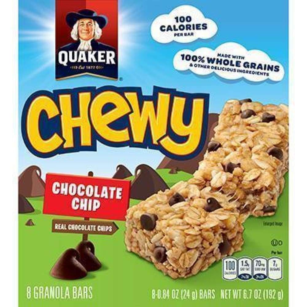 Chewy Granola Bars Choco Chip - 8 Ct.