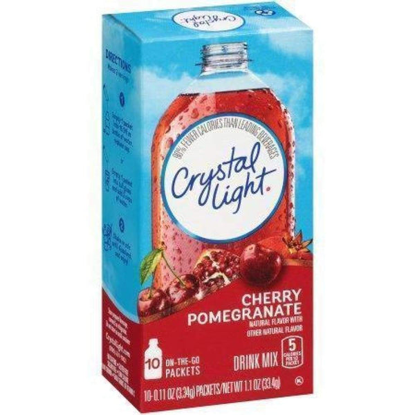 Crystal Light On The Go Powdered Soft Drink Cherry Pomegranate