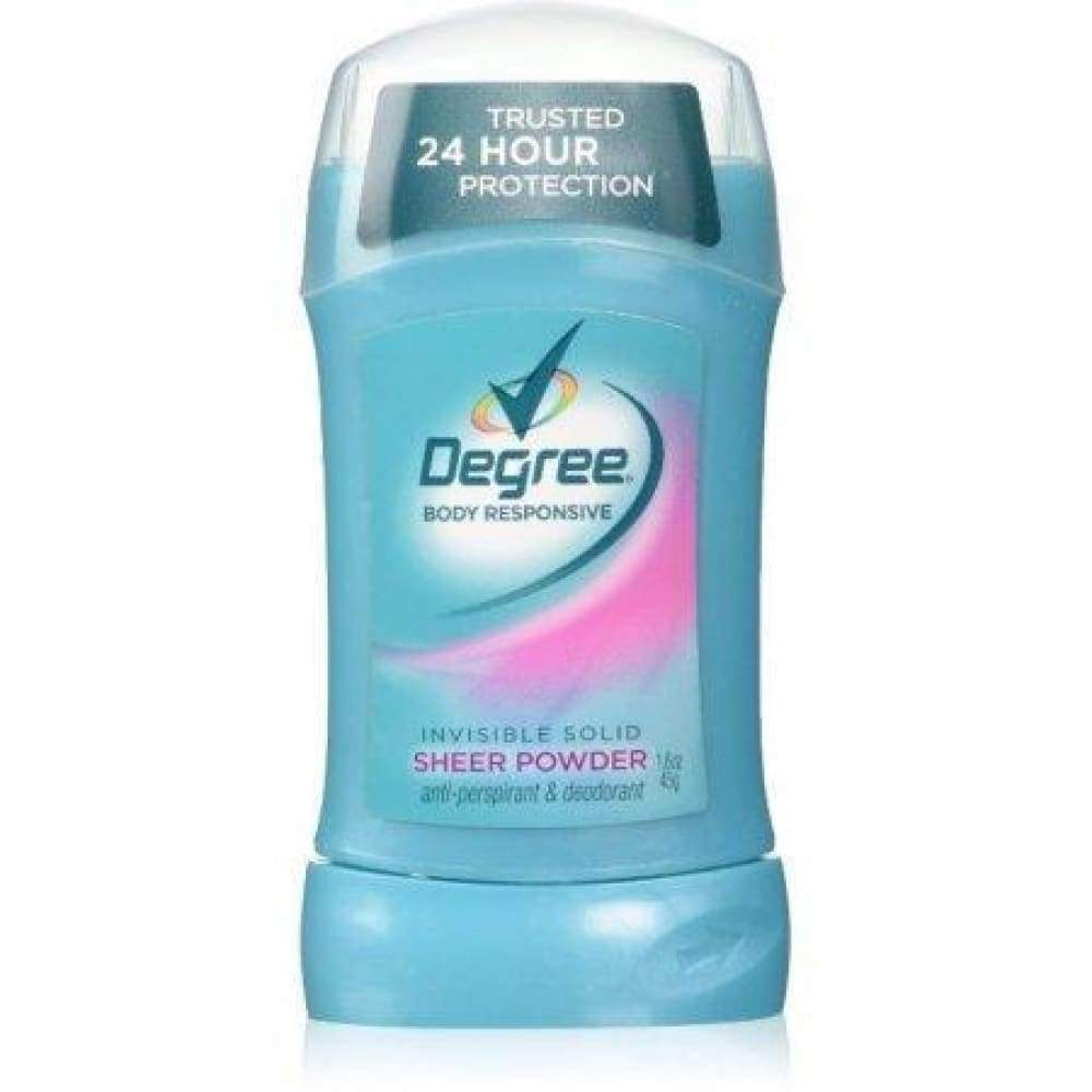 Degree Deodorant Invisible Solid Sport Sheer Powder 1.6Oz