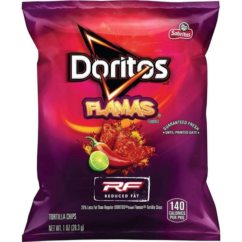 Doritos Flamas Tortilla Chips 1 Oz 