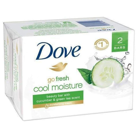 Dove Bar Soap Go Fresh Cool Moisture 2 Bars