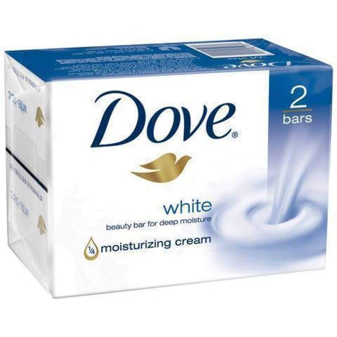 Dove Bar Soap White 2 Bars