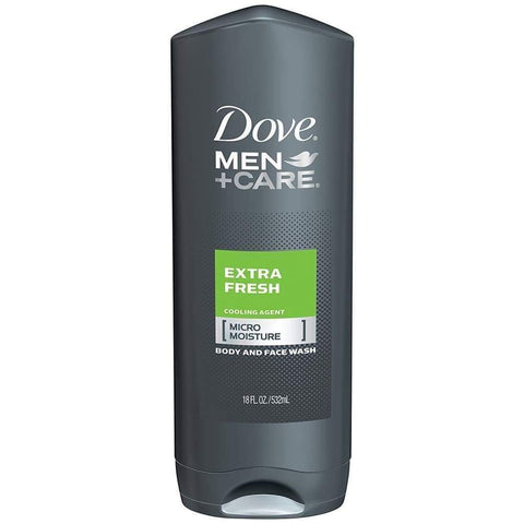 Dove Men Body Wash Clean Comfort Extra Fresh 3Oz.