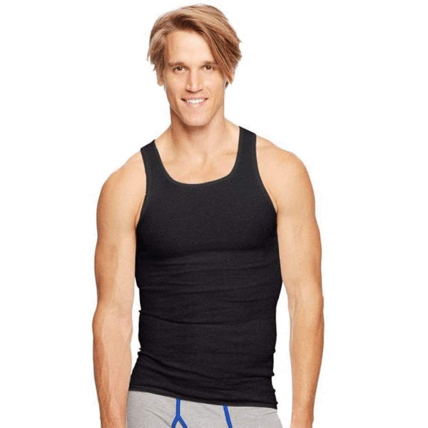 Hanes Classics Mens Tagless® Comfortsoft® Dyed A-Shirt 4-Pack