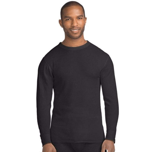 Hanes X-Temp Mens Organic Cotton Thermal Crew