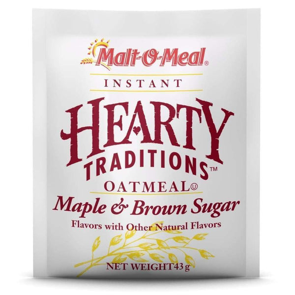 Hearty Traditions Instant Oatmeal - Maple Brown Sugar 1.51 Oz.