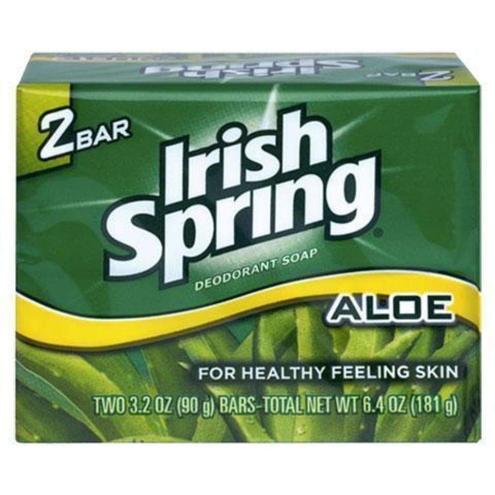 Irish Spring Aloe Bar Soap 2 Bars