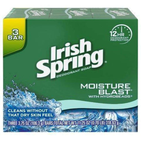 Irish Spring Bar Soap Moisture Blast 3 Bar