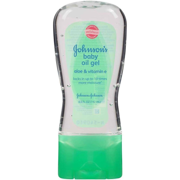 Johnsons Baby Oil Gel Aloe 6.5Oz