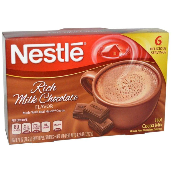 Nestle Cocoa Mix Rich Milk Chocolate 6 Packets