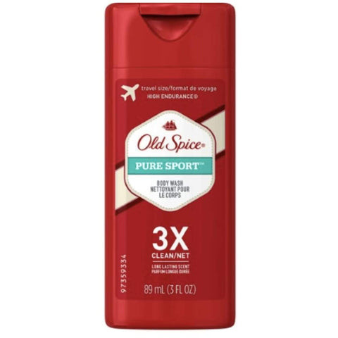 Old Spice High Endurance Body Wash Travel Size 3Oz.