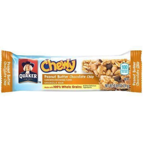 Quaker Cwy Granola Bars Peanut Butter Chocolate