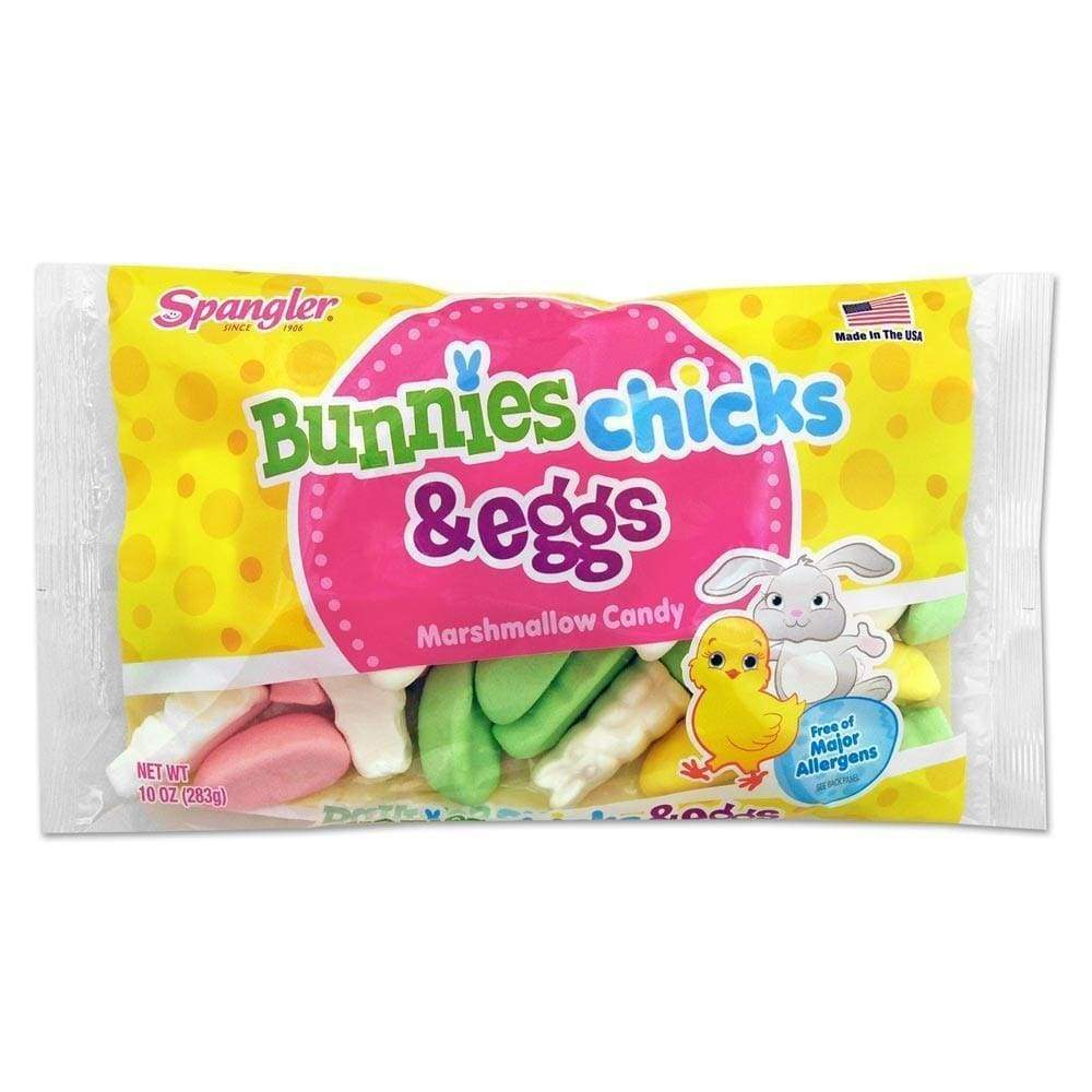 Spangler Marshmallow Bunnies, Chicks & Eggs 