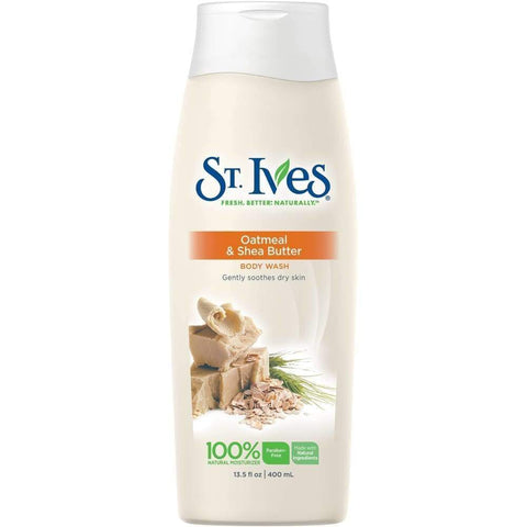 St. Ives Body Wash Soothing Oat Shea 13.5Oz.