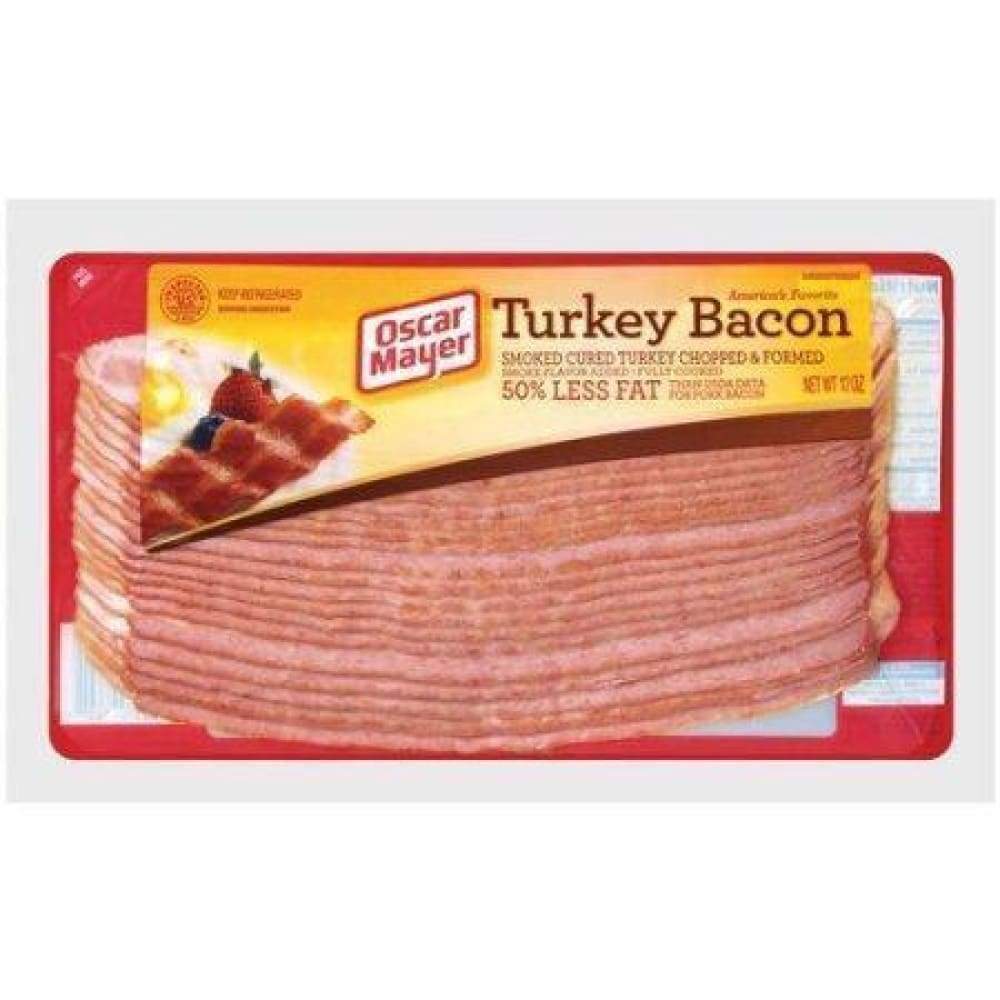 Turkey Bacon Sliced 12Oz